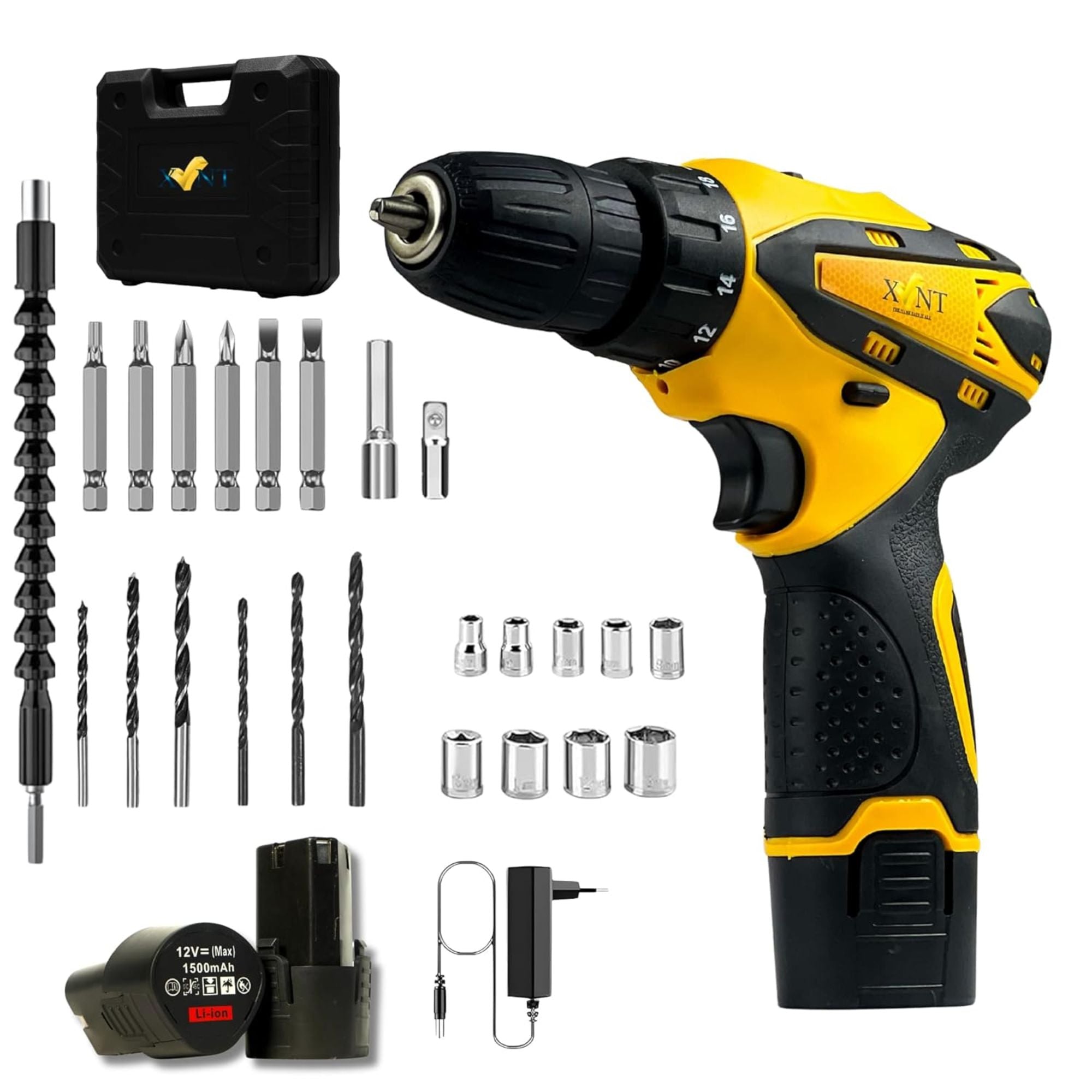 XLNT 12V Cordless Drill Kit – XTCDS126