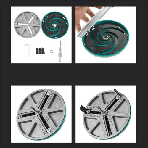Adjustable Hole Opener Saw Cutter Drill Bit - Variable Size Wood & Plastic Cutting Tool
