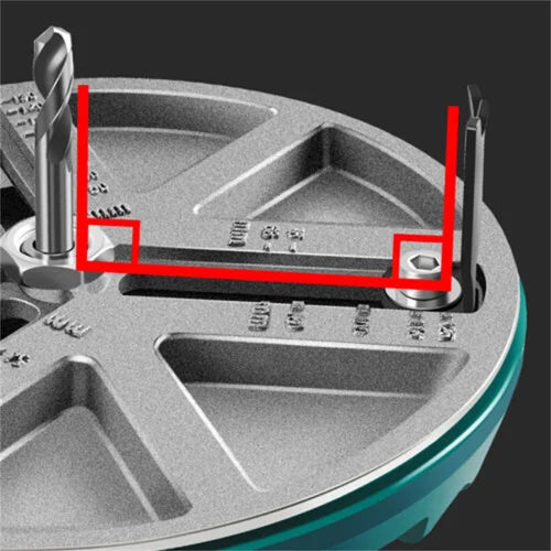 Adjustable Hole Opener Saw Cutter Drill Bit - Variable Size Wood & Plastic Cutting Tool