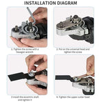 Angle Grinder to Oscillating Tool Adapter Kit 14M - Universal Converter for Multi-Tool Applications