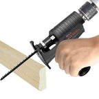 Electric Drill to Reciprocating Saw Attachment - Universal Converter Adapter for Cutting & Demolition