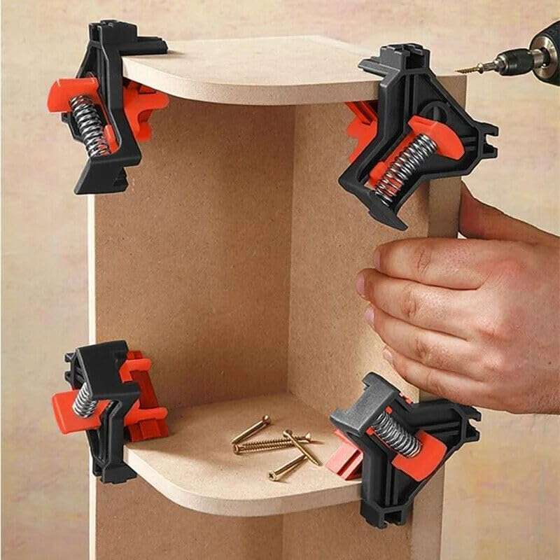 Woodworking Right Angle Clamp - 90 Degree Corner Holder for Precise Wood Joints & Carpentry