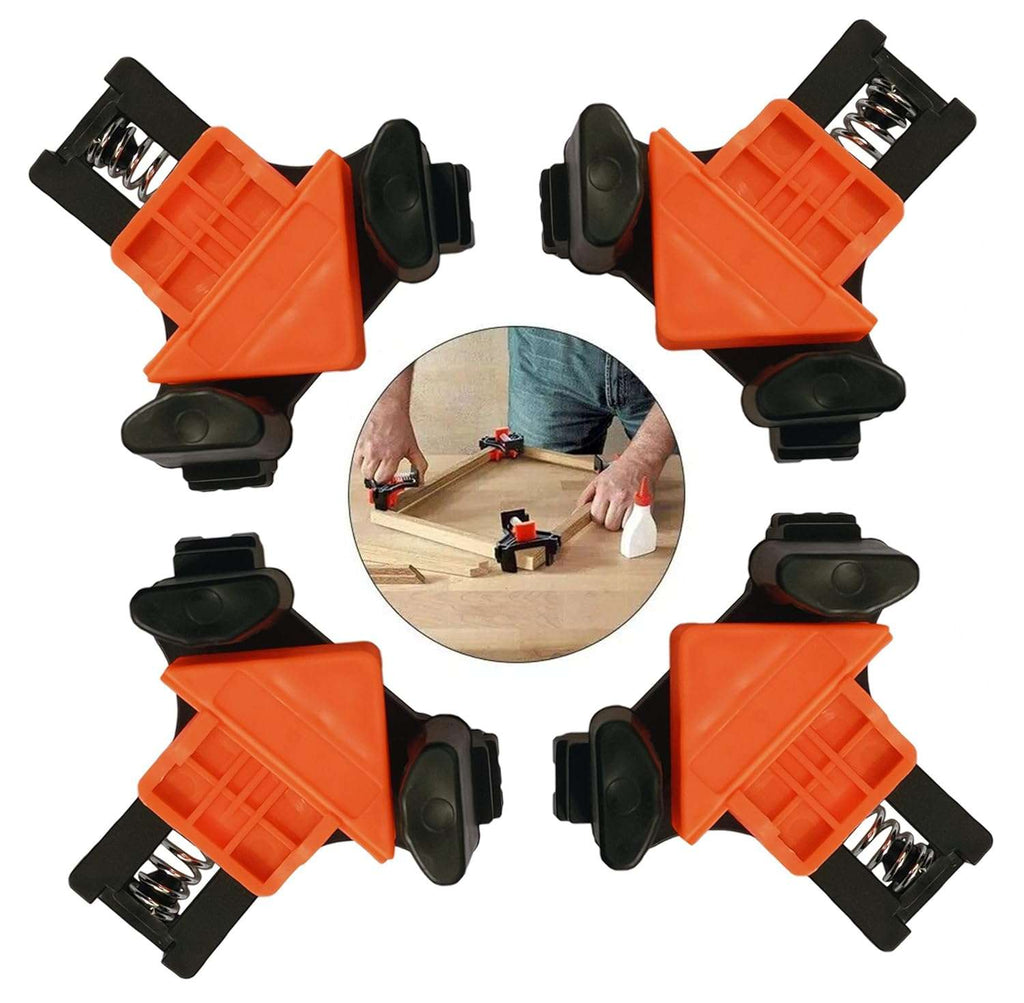 Woodworking Right Angle Clamp - 90 Degree Corner Holder for Precise Wood Joints & Carpentry