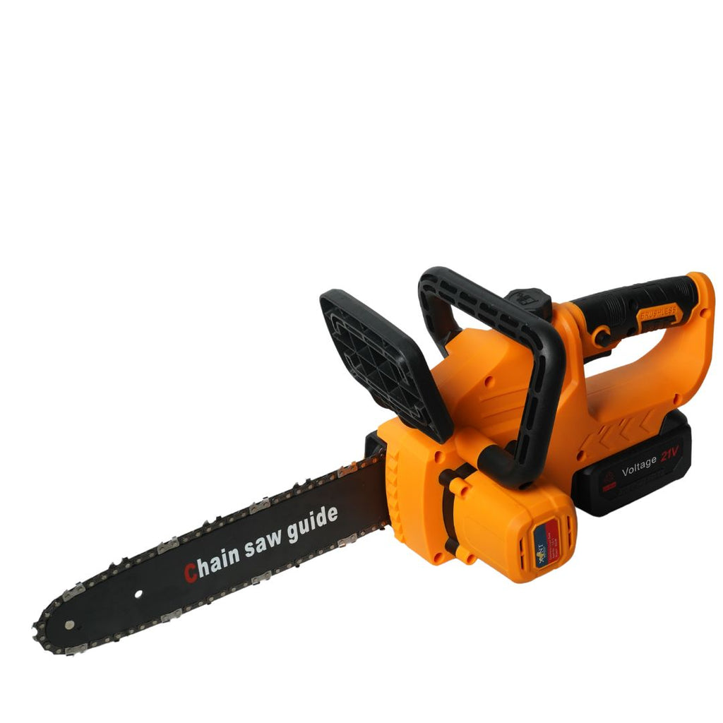 XLNT 21V Cordless Chainsaw XTCC 137 - Lightweight Battery Chainsaw for Quick Cutting