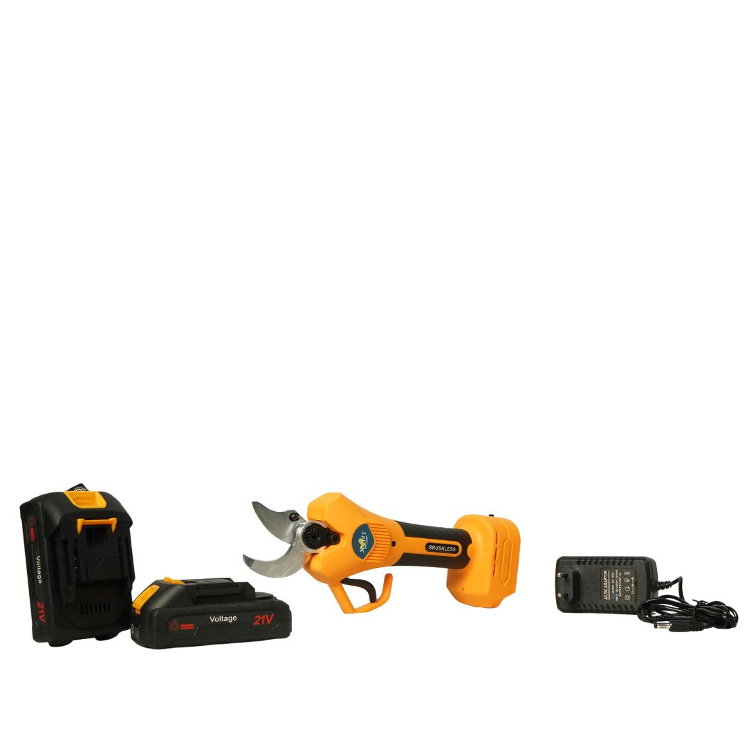XLNT 21V Cordless Pruning Shear XTCC 134 - Battery Powered Pruning Tool for Garden & Orchard