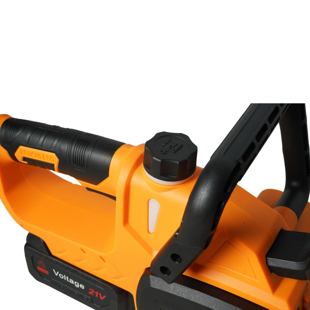 XLNT 21V Cordless Chainsaw XTCC 137 - Lightweight Battery Chainsaw for Quick Cutting