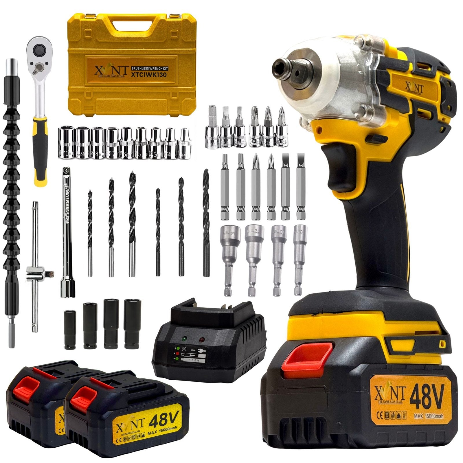 XLNT 48V Impact Wrench Kit 450Nm – XTCIWK130