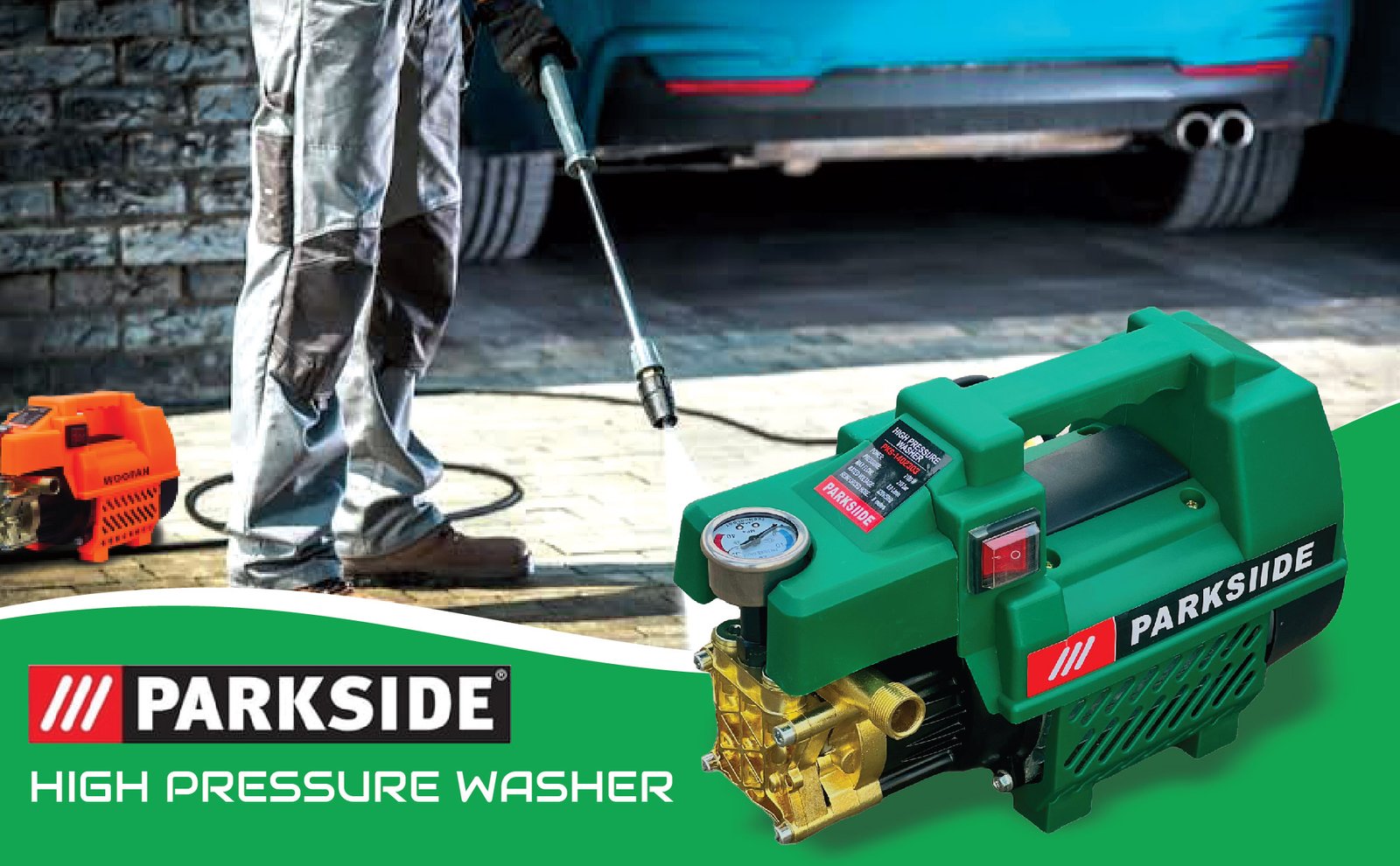 PARKSIIDE High Pressure Washer 2100W 210 Bar – PKS-1402303