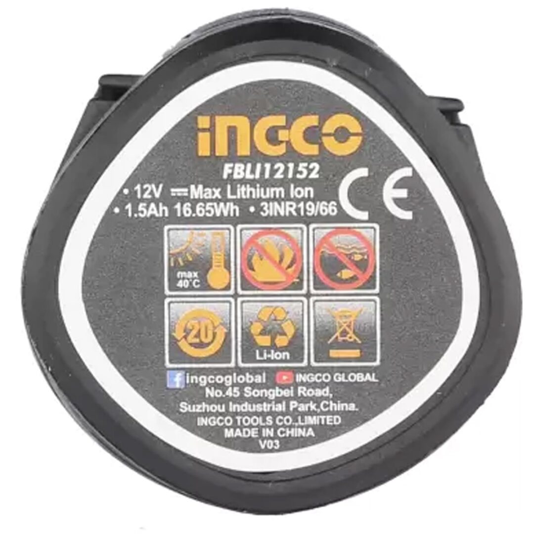 INGCO 1.5AH  BATTERY (FBLI12153) - Image 3