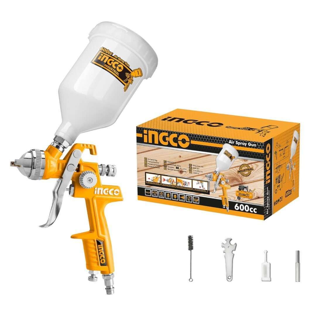 INGCO PAINTER SPRAY GUN600 CC , NOZZLE 1.4MM ,  ASG1061