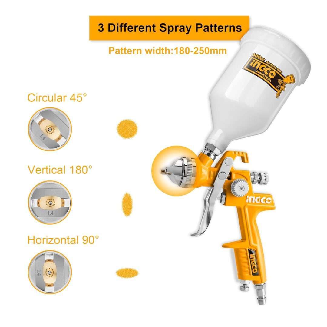 INGCO PAINTER SPRAY GUN600 CC , NOZZLE 1.4MM ,  ASG1061 - Image 3