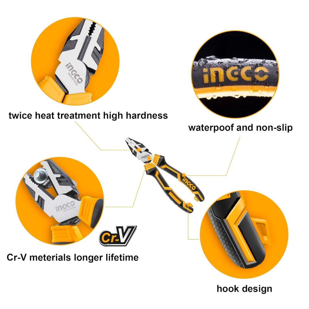 INGCO 3 PCS PLIERS SET (HKSP08318) - Image 5