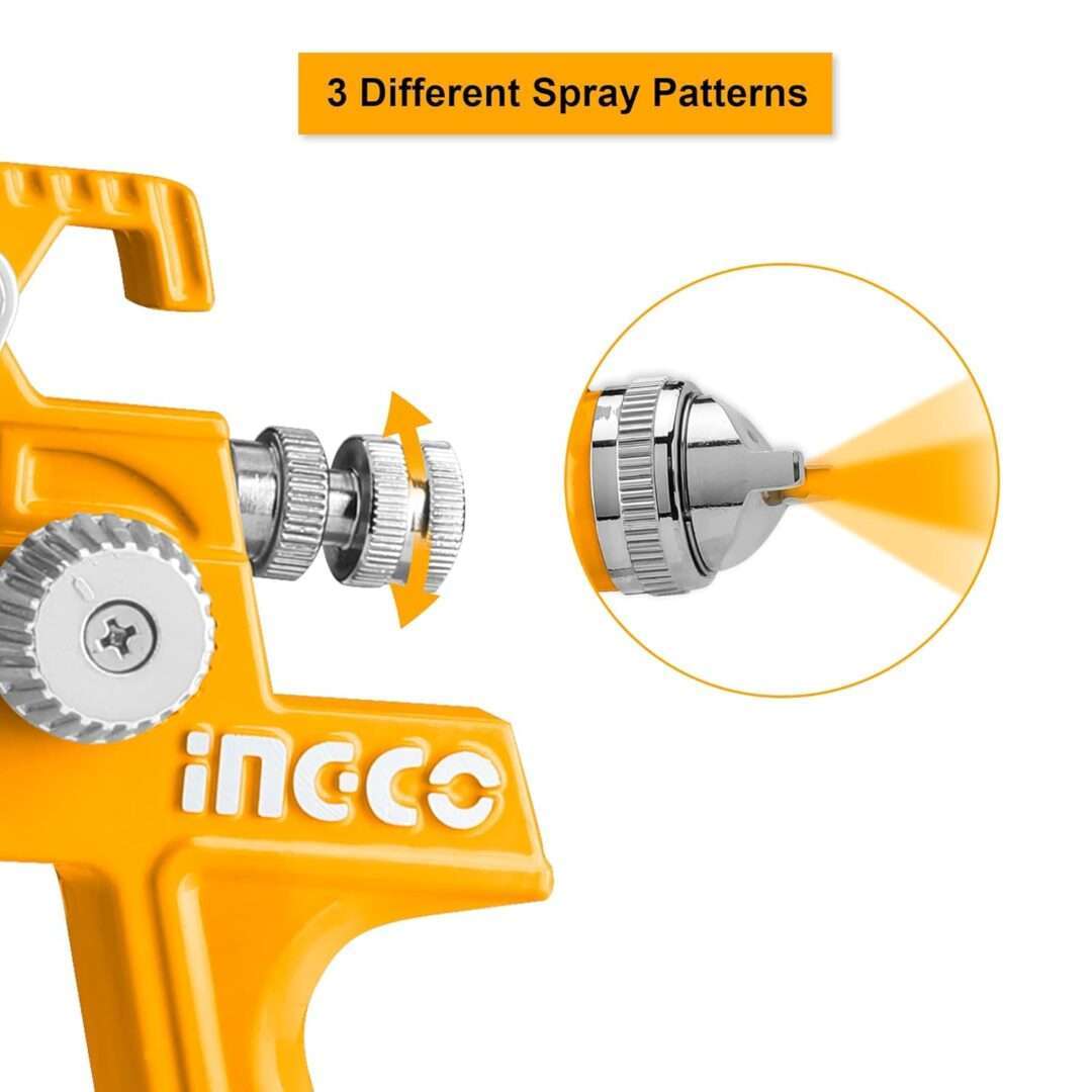 INGCO PAINTER SPRAY GUN600 CC , NOZZLE 1.4MM ,  ASG1061 - Image 2