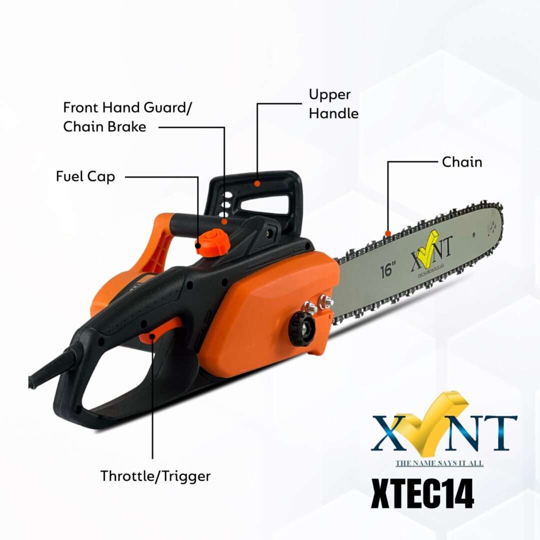 XLNT ELECTRIC CHAINSAW X9 SPEED 4800RPM 16" POWER 2400W XTEC 14 - Image 2