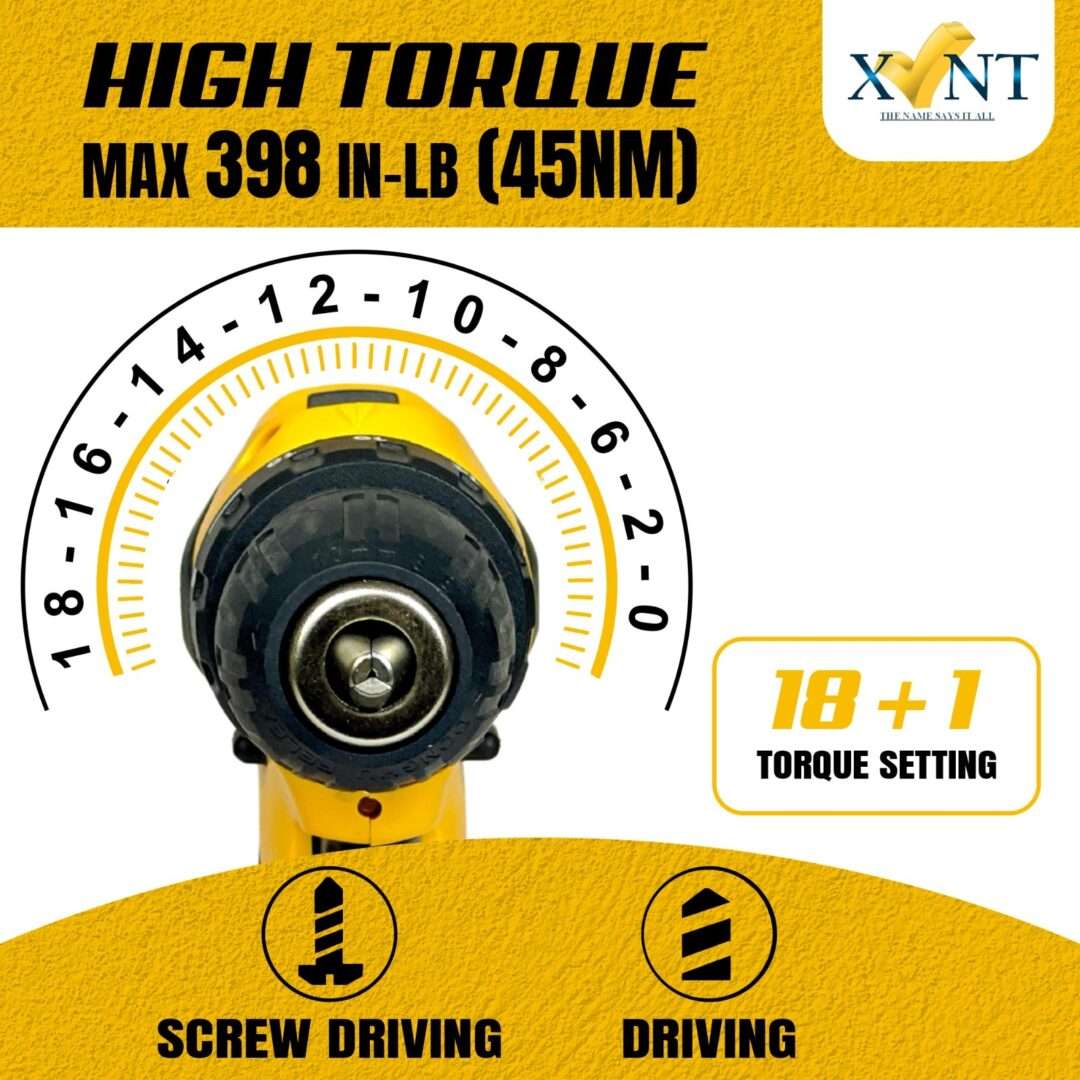 XLNT  CORDLESS DRILL , NO LOAD SPEED 350-1350 , 12V  XTCDS-126 - Image 3
