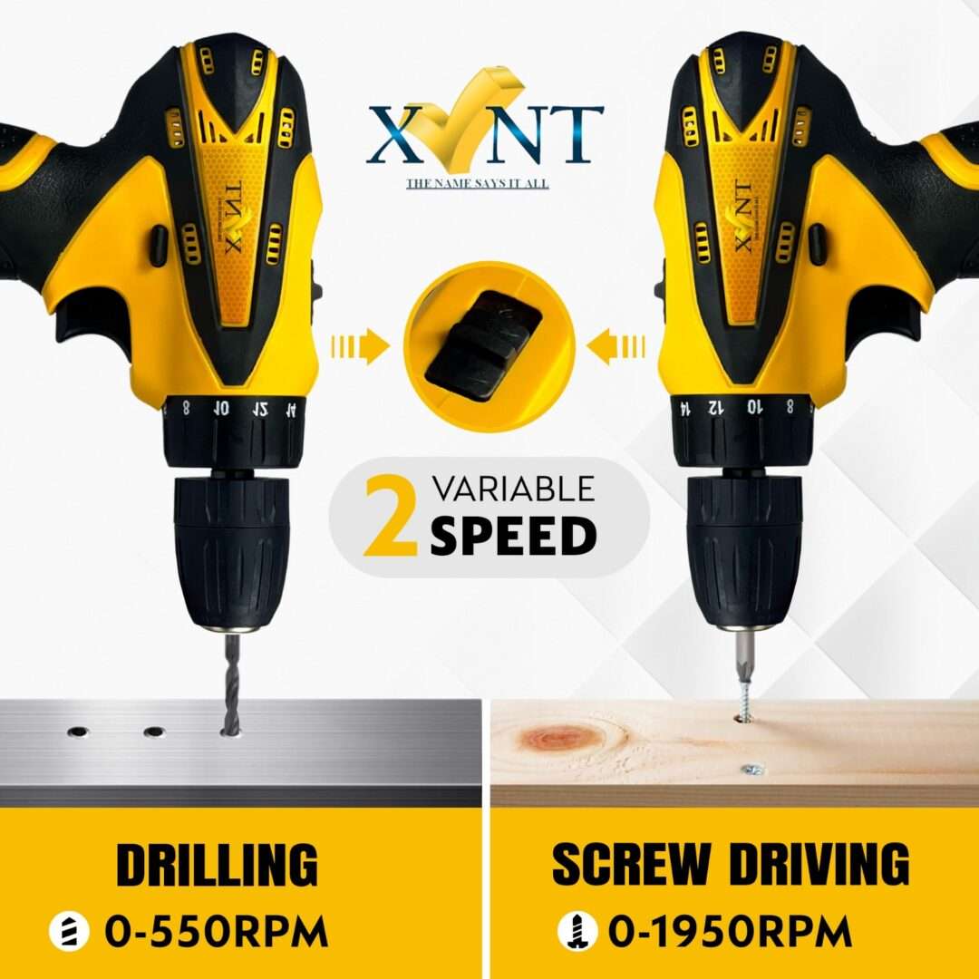 XLNT  CORDLESS DRILL , NO LOAD SPEED 350-1350 , 12V  XTCDS-126 - Image 5
