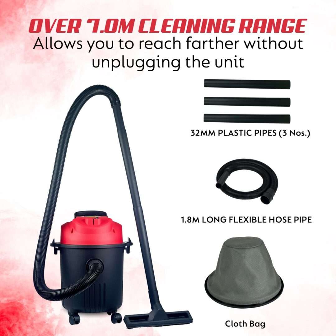 XLNT WET & DRY MULTIPURPOSE VACUUM CLEANER 12L ,XTVC-39-12 - Image 4