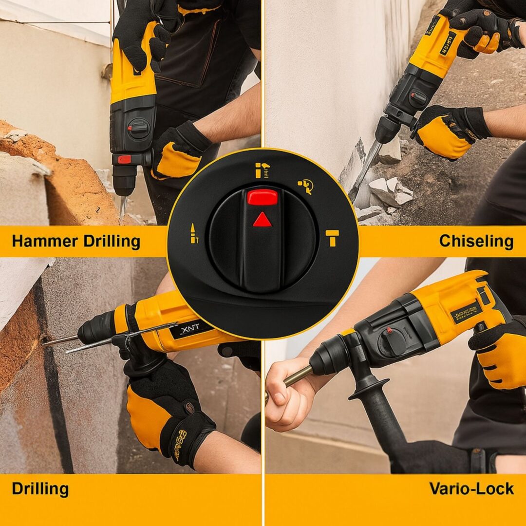 XLNT ELECTRIC ROTARY HAMMER 1500W, XTRH 110 (2-26) - Image 2