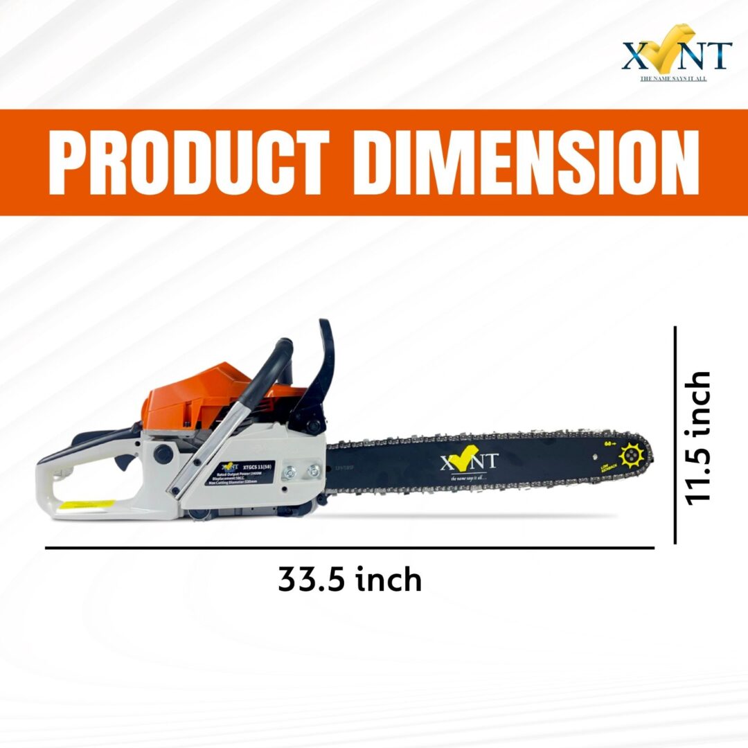 XLNT GASOLINE CHAINSAW 58CC 18", XTGCS11(58) - Image 7