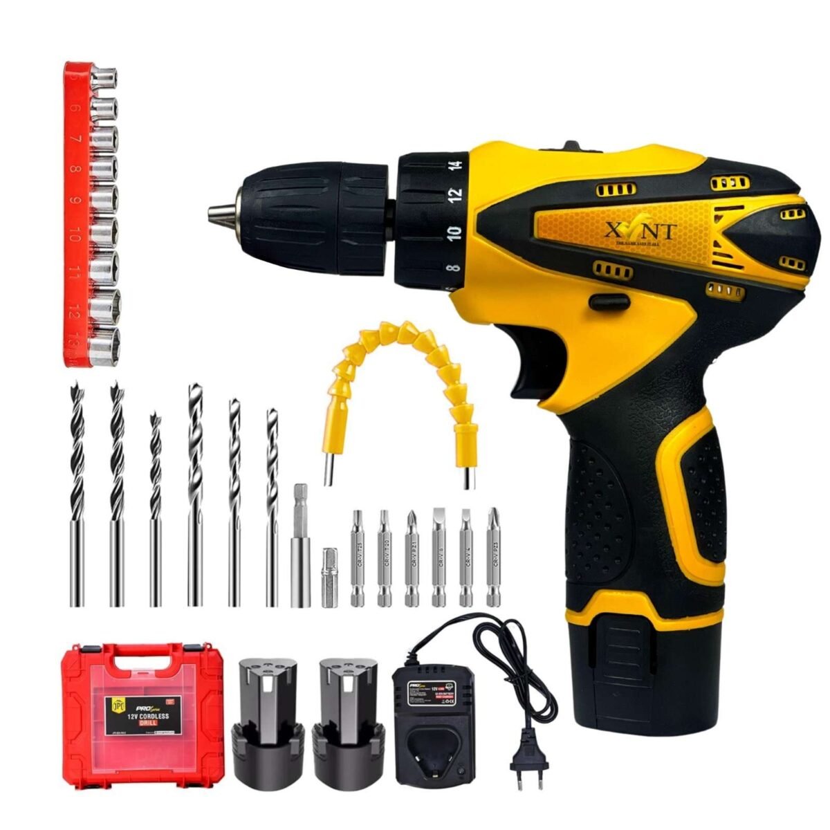 XLNT  CORDLESS DRILL 12V, XTCDS-126