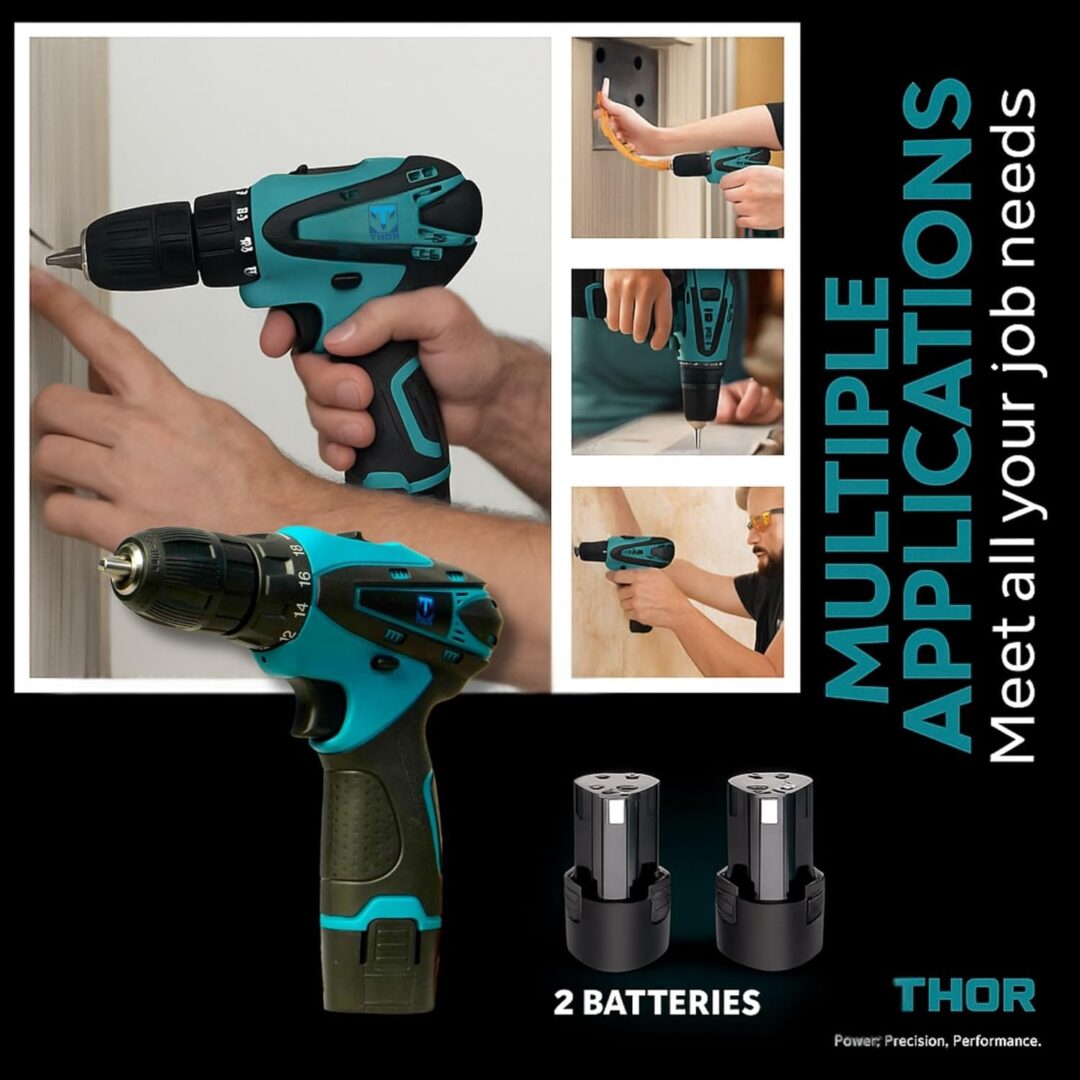 THOR CORDLESS DRILL, THCD 12 - Image 6