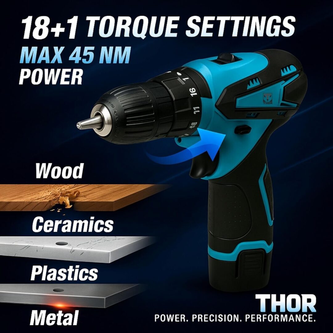 THOR CORDLESS DRILL, THCD 12 - Image 7