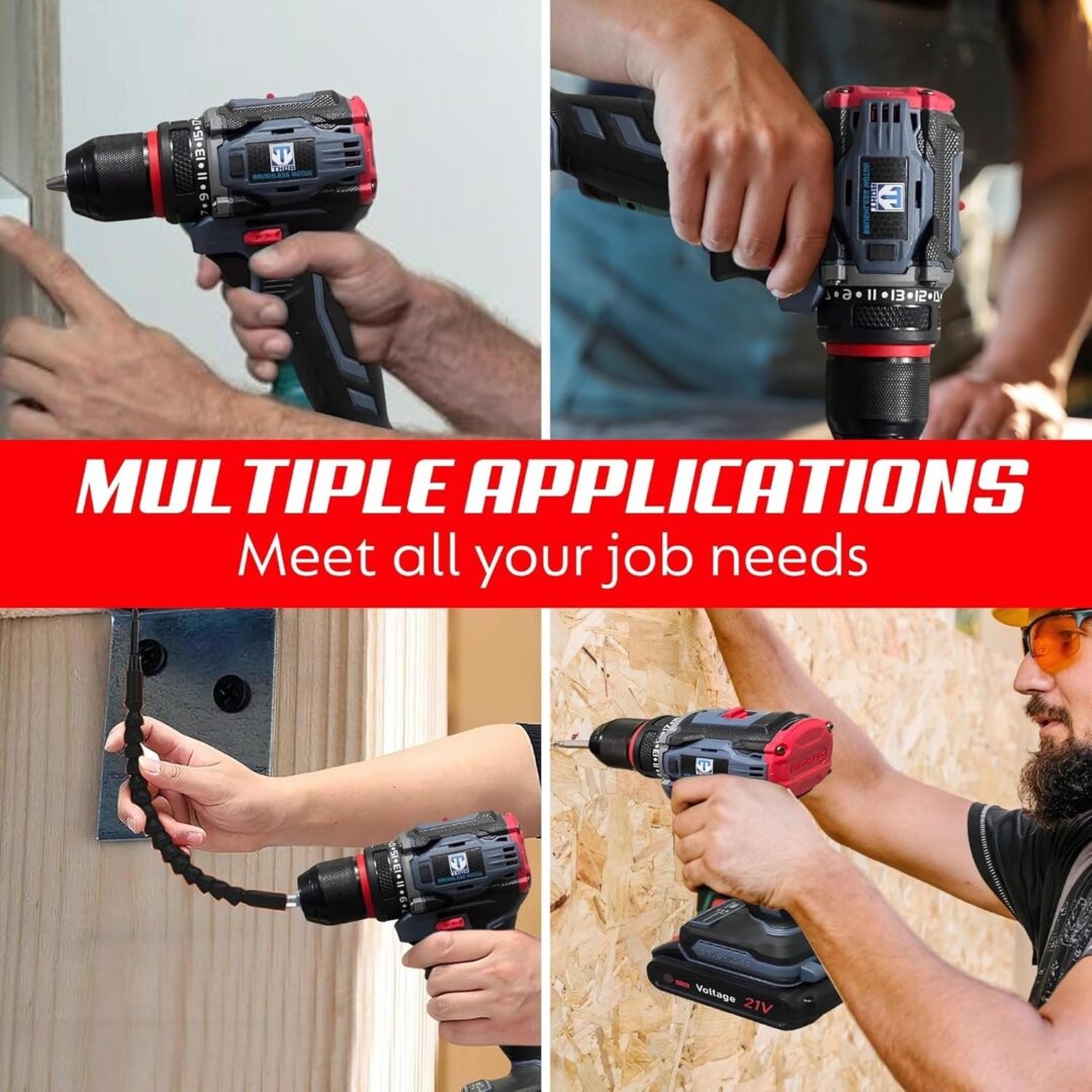 THOR CORDLESS DRILL 21 V 3MODE, THCDK1502 - Image 7