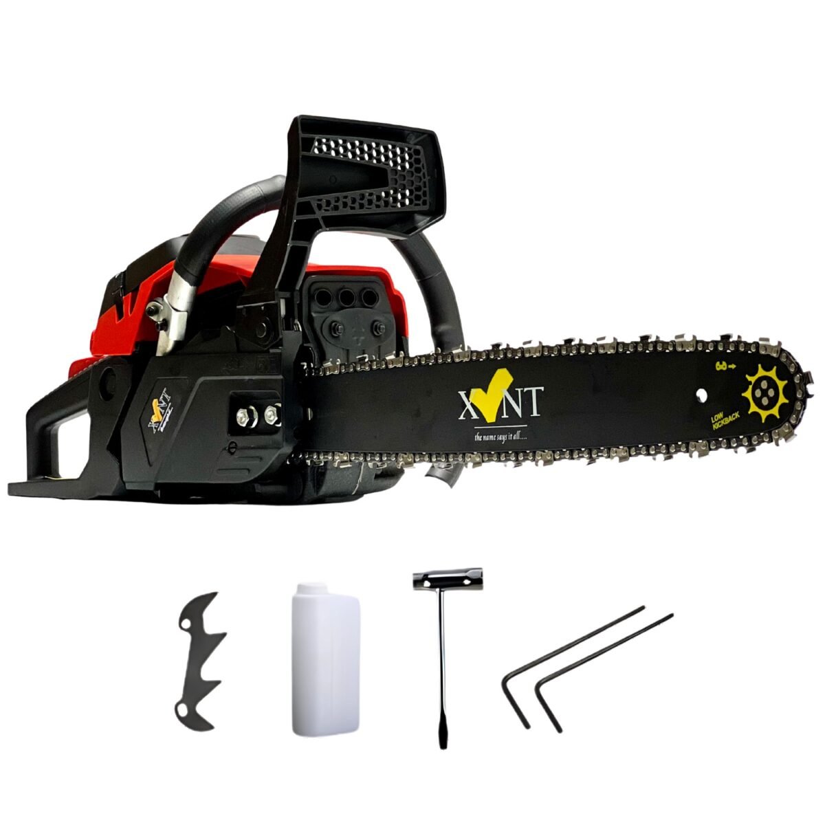XLNT 62CC GASOLINE CHAINSAW 18″ , XTGCS 12 (72)