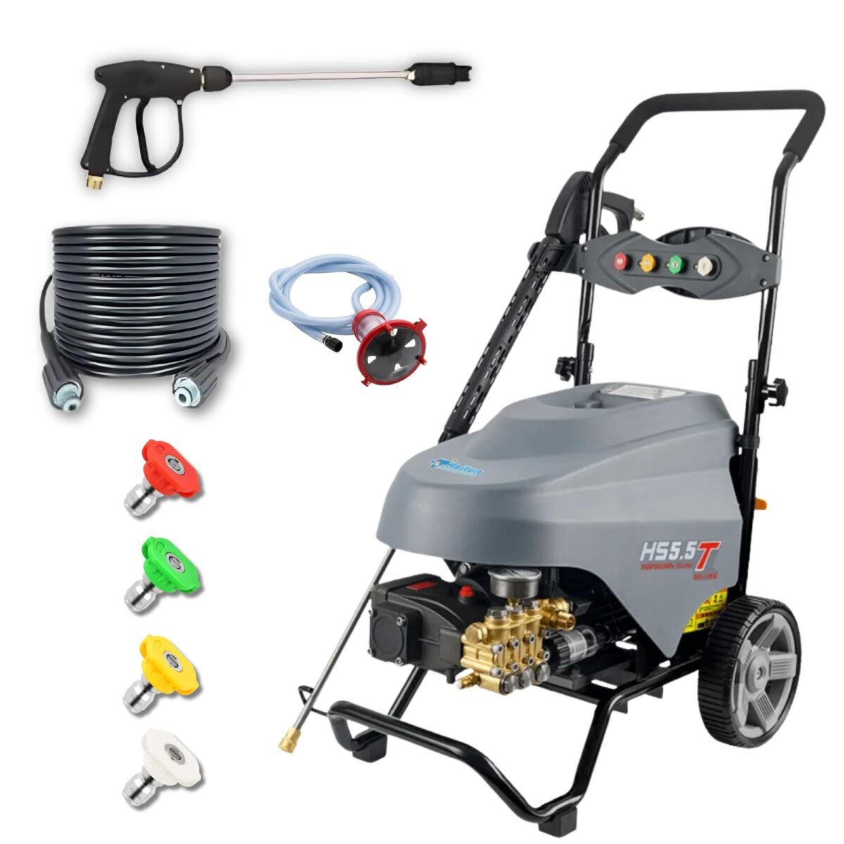 XLNT HIGH PRESSURE WASHER 5500W  250BAR, HS5.5T