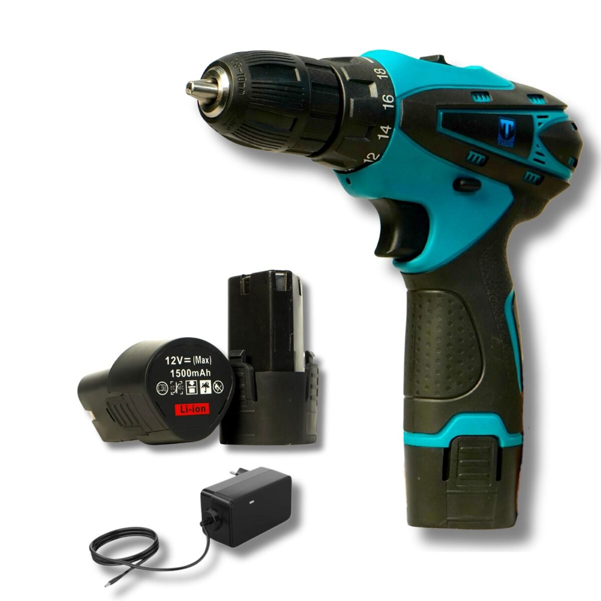 THOR 12V CORDLESS DRILL KIT, THCDK 13