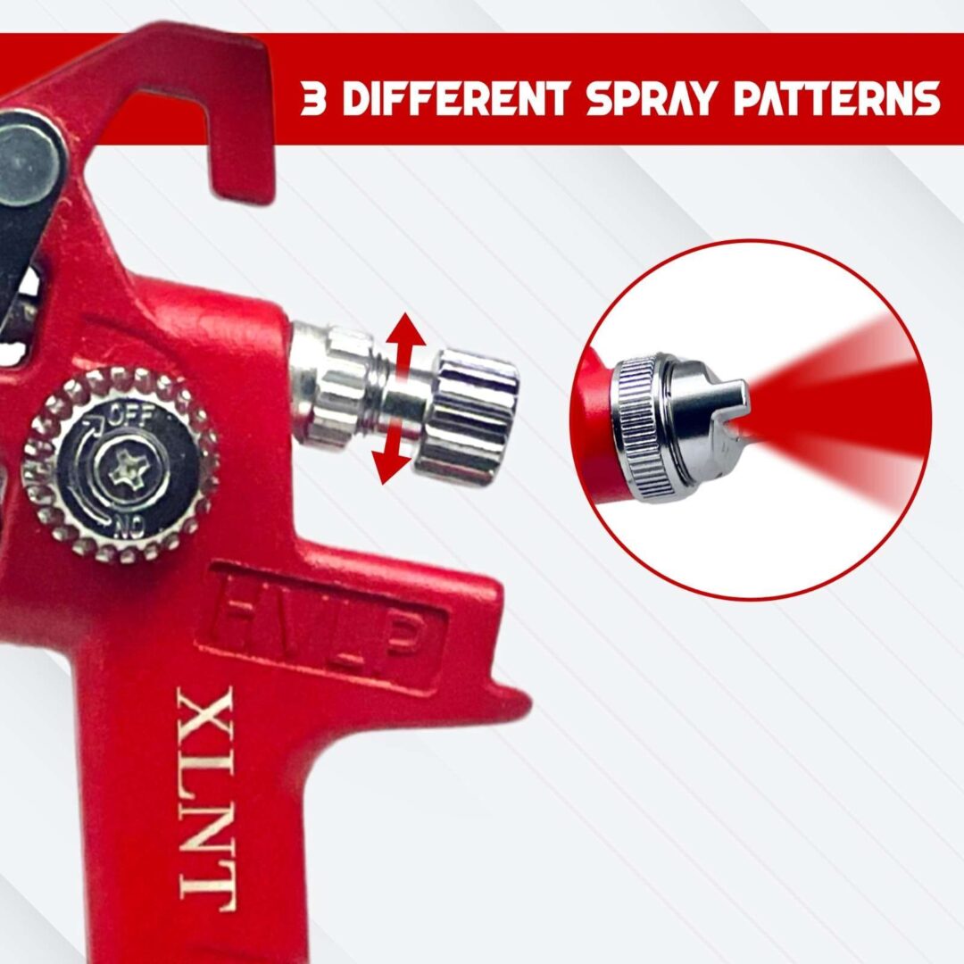 XLNT AIR SPRAY PAINT GUN, 1.3/1.4 MMH827 - Image 3