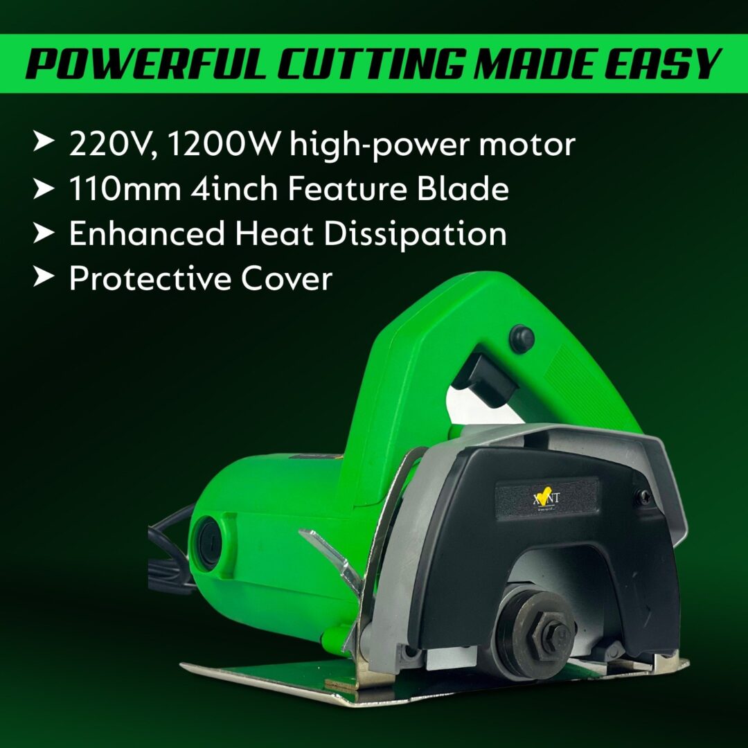 XLNT MARBLE CUTTER 1200W 4 INCH, XTMC 122 - Image 5