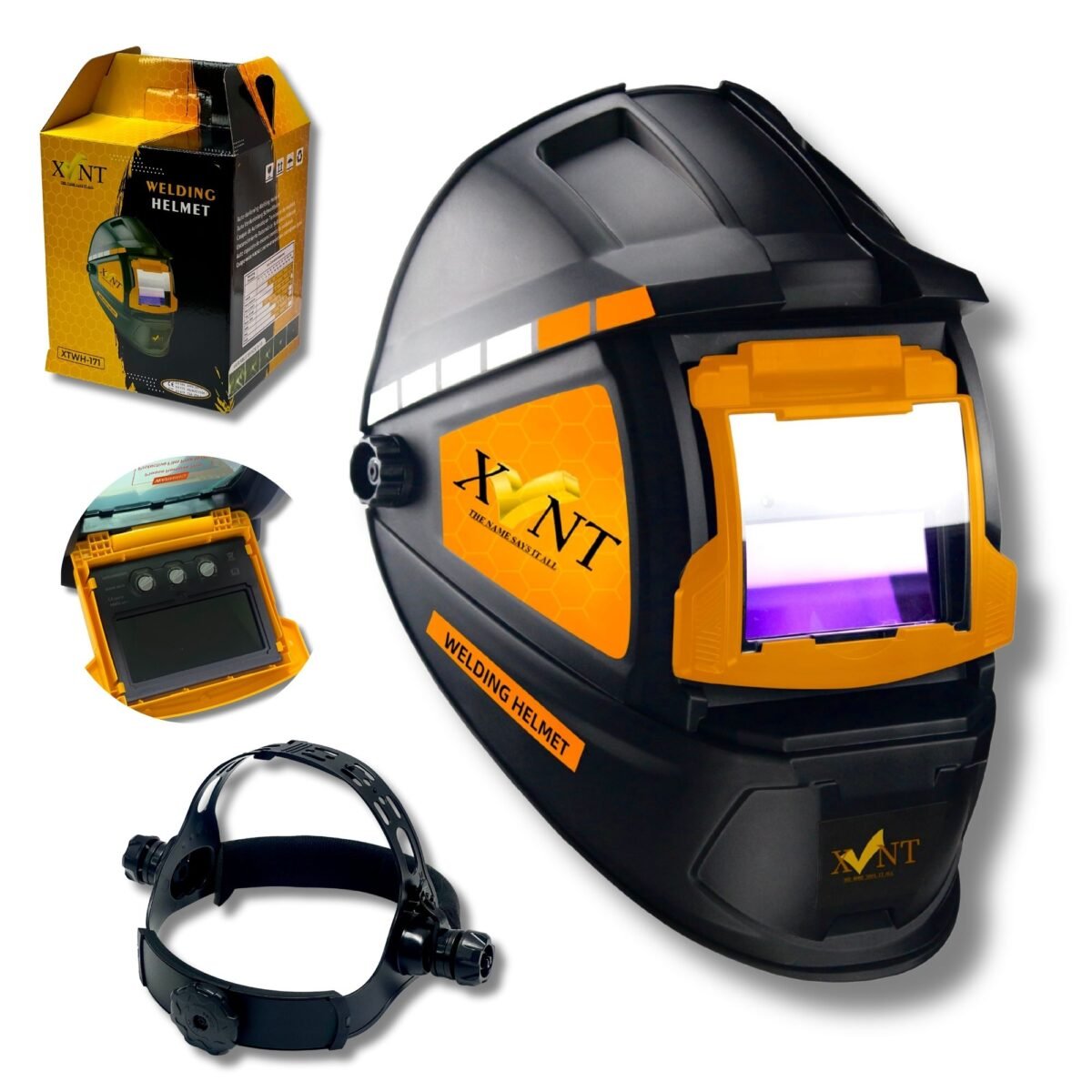 XLNT AUTO DARKENING WELDING HELMET, XTWH-171
