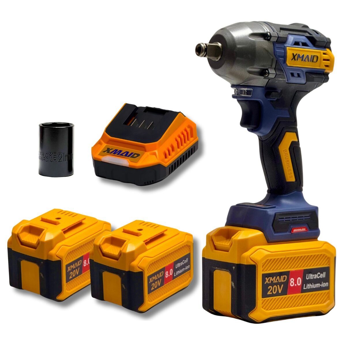 XMAID CORDLESS 21V IMPACT WRENCH, XTCIW 400-2