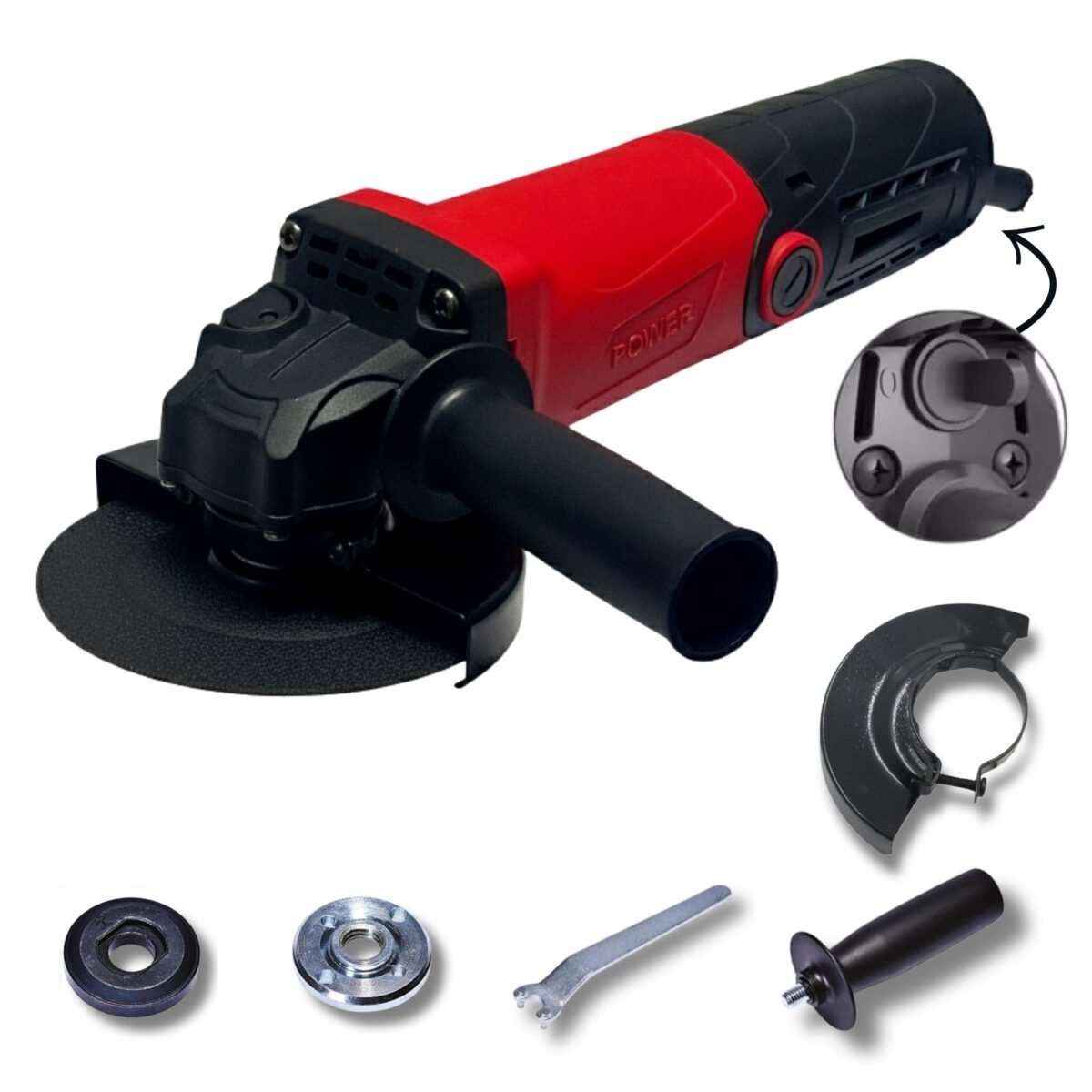 XLNT ANGLE GRINDER 1100W 4INCH, XTAG1953026