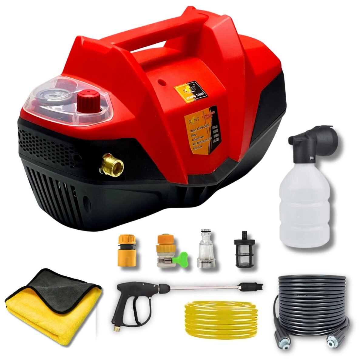 XLNT HIGH PRESSURE WASHER 2200W 240 BAR, XTHPW 26(09)