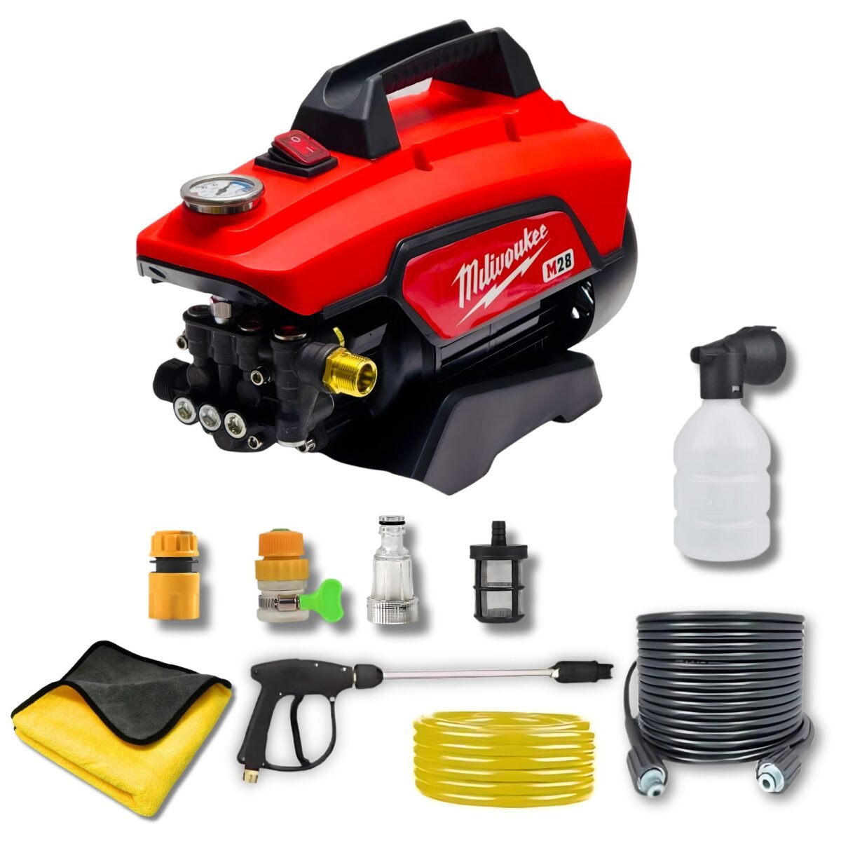 MILWOUKEE HIGH PRESSURE WASHER 3000W, MILWOUKEE M28