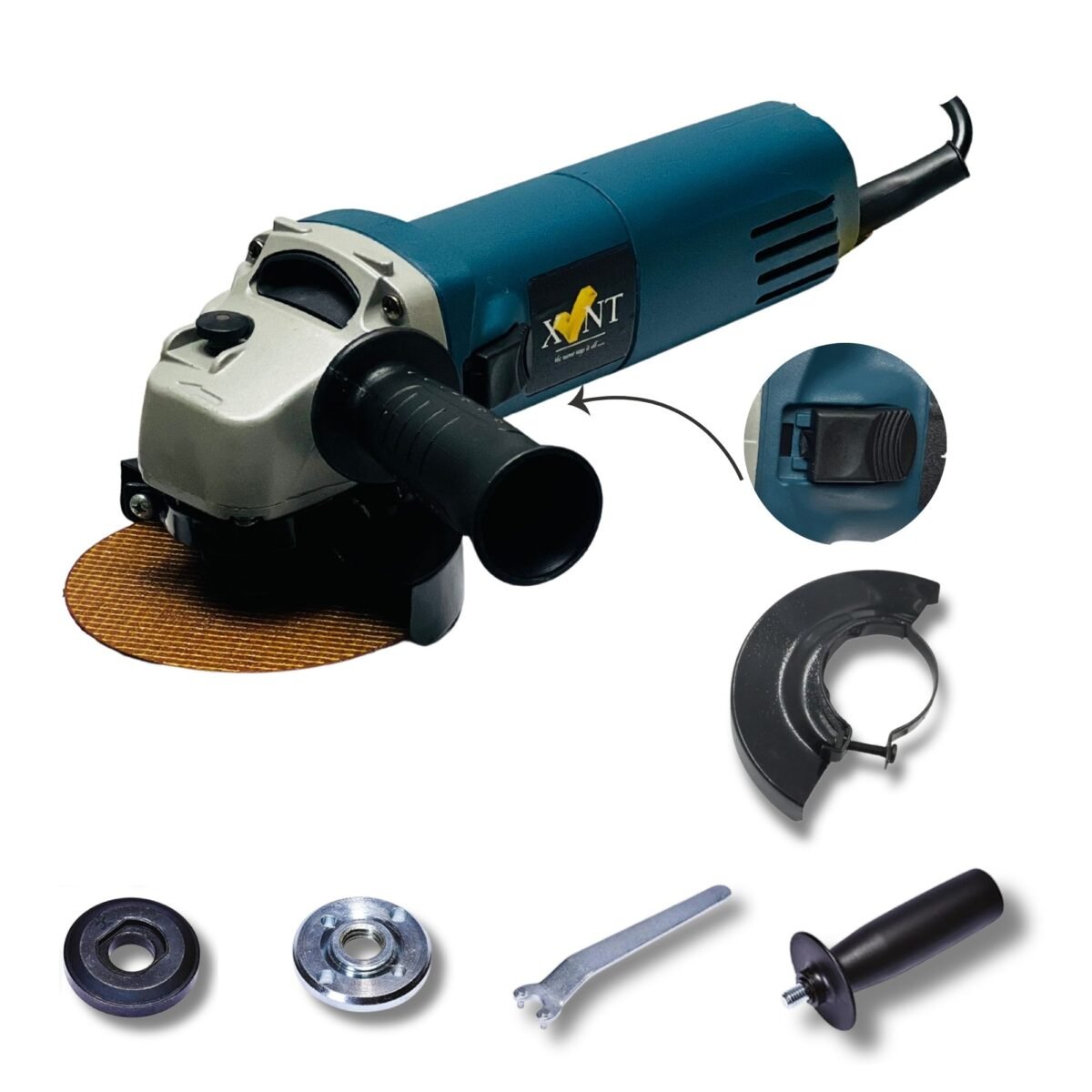 XLNT ANGLE GRINDER 800W 4INCH, XTAG 114 (XL5013)