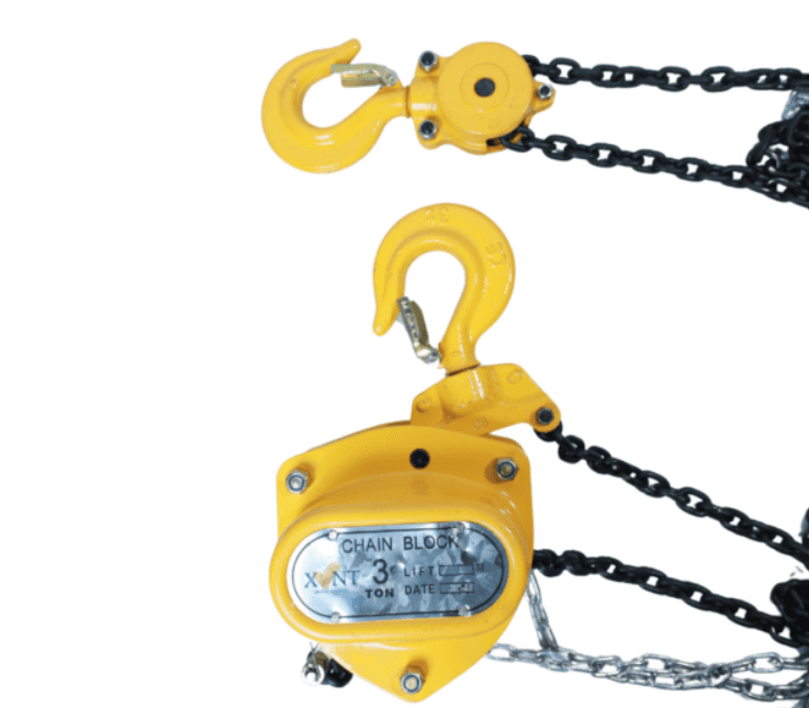 XLNT HEAVY DUTY 3 TON CHAIN PULLEY BLOCK, 4 METER CHAIN , 8 MM LOAD CHAIN (XTCP 53)